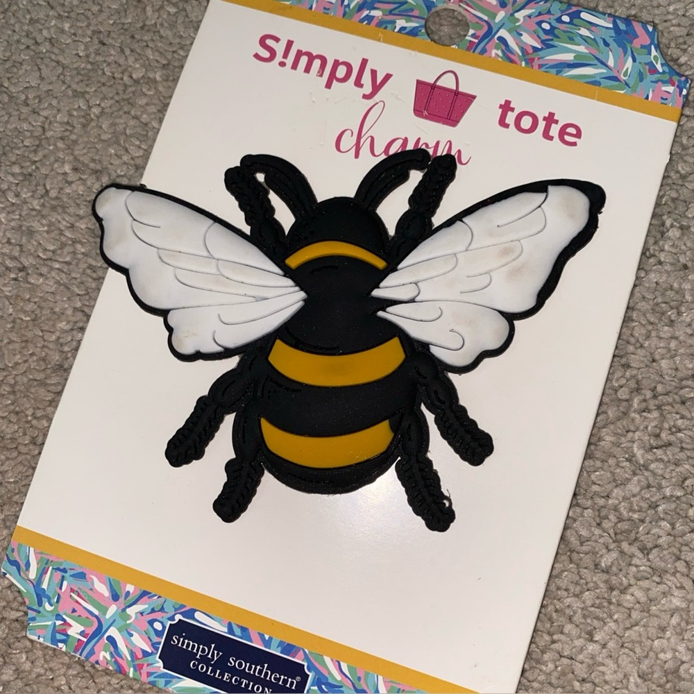 Simply Southern‎ Bumblebee Bee Tote Charm NEW